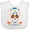AA-White, variant on Inktastic Day of the Dead Skull Boys or Girls Baby Bib