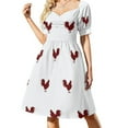 thumbnail image 1 of Vestido de manga corta Red Rooster vestidos para mujer verano 2025 ropa de mujer Vestido, 1 of 7