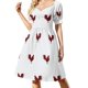 thumbnail image 1 of Vestido de manga corta Red Rooster vestidos para mujer verano 2025 ropa de mujer Vestido, 1 of 7