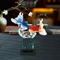 thumbnail image 3 of TISHITA Carp Lucky Ornament ,Carp Decoration ,Creative Feng Shui Sculpture, Fortune Lucky Figurine for Shop Home Decoration B, 3 of 7