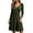 Army Green, variant on Tqcoqu Dresses for Women Long Sleeve Button V Neck Lightweight Ribbed Knit Casual Babydoll A Line Swing Flared Fall Dresses