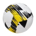 thumbnail image 2 of Toystoory Balón de fútbol de reputación de marca para partidos profesionales Versátil Tamaño estándar 5 Entrenamiento fácil de detectar Deportes y aire libre Blanco y amarillo, 2 of 6