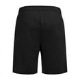 thumbnail image 4 of AHTJRT Men's Slim-Fit Casual Shorts with Side Pockets—Perfect for Everyday Wear Black L, 4 of 7
