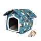 thumbnail image 4 of Caseta plegable para gatos de exterior, refugio para gatos callejeros, cueva cálida para mascotas, artículos para mascotas S Green, 4 of 9