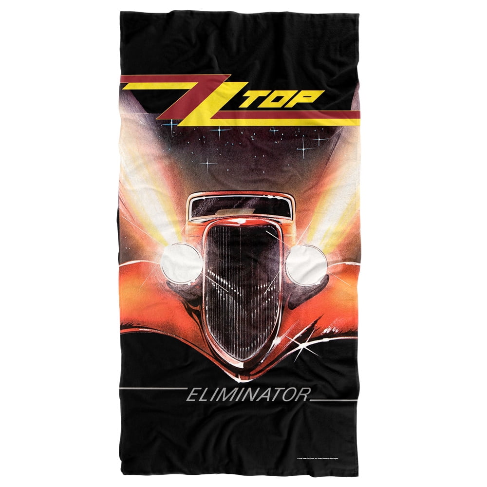 ZZ Top Rock Band ELIMINATOR Album COVER Lightweight Beach Towel 