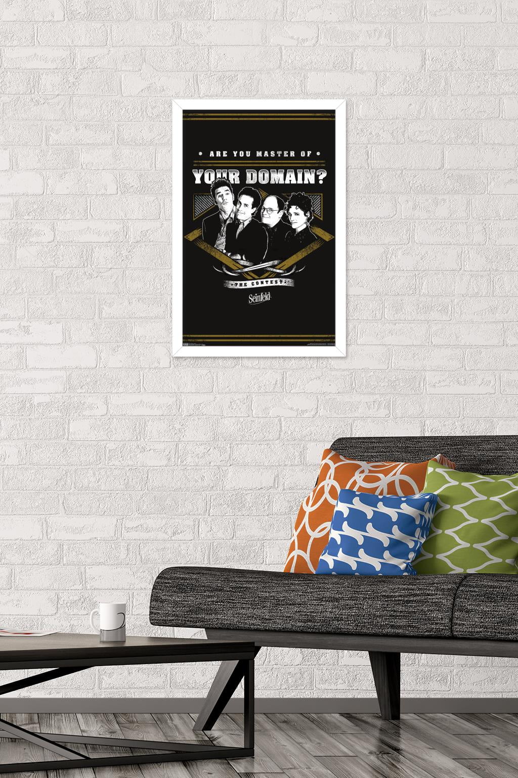 Seinfeld - Domain Wall Poster, 14.725" x 22.375", Framed