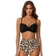 thumbnail image 2 of MKLEKYY Trajes De Baño Mujer Women High Waisted Bikini Sexy Push Up Two Piece Swimsuits Vintage Swimsuit Two Piece Retro Ruched High Waist Print Bikini Set 2764, 2 of 6