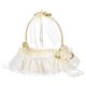thumbnail image 5 of Cesta de seda para damita de honor | Cesta de encaje y pétalos de satén para el pasillo nupcial | Cesta decorativa romántica para damitas de honor | Accesorio para fiestas, 5 of 7