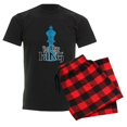 thumbnail image 6 of CafePress - I'm Her King Men's Dark Pajamas - Men's Dark Loose Fit Cotton Pajama Set, 6 of 7