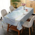 thumbnail image 6 of Rectangular Tablecloth 60x84 Inch – Waterproof Polyester Printed Table Cover, Wrinkle Resistant, Washable for Kitchen & Dining, Marble Liquid Print, 6 of 6