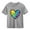 Gray, variant on Girls Valentine's Day T-Shirt | Kids Rainbow Heart Print Short Sleeve Cotton Tee | Casual Graphic Top for Kids Little Kid Gray,Size 7 T
