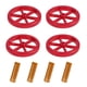 thumbnail image 1 of Whataatahia Juego de 4 tuercas niveladoras de aluminio creality con 4 resortes de presión para cama caliente Ender 3/3 Pro, Ender 5/5 Plus / Pro, CR-10, CR10S / 10S Pro, CR 20, 1 of 5