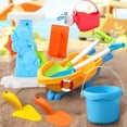 thumbnail image 2 of Creative Kids Beach Toy Set With Sand Truck Watering Can Rake Shovel For Outdoor Sand Digging Water Play Toy, 2 of 8