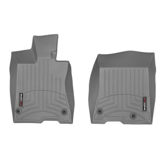 WeatherTech Custom Fit FloorLiners compatible with 2016-2020 Acura RLX - 1st Row (Driver & Passenger), Grey