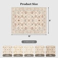 thumbnail image 5 of CHITOOMA 8'x10' Area Rugs for Living Room, Boho Machine Washable Floral Area Rug with Non-Slip Backing, Stain Resistant Non-Shed Carpet for Bedroom, Dining Room, Dorm, Office, 5 of 10