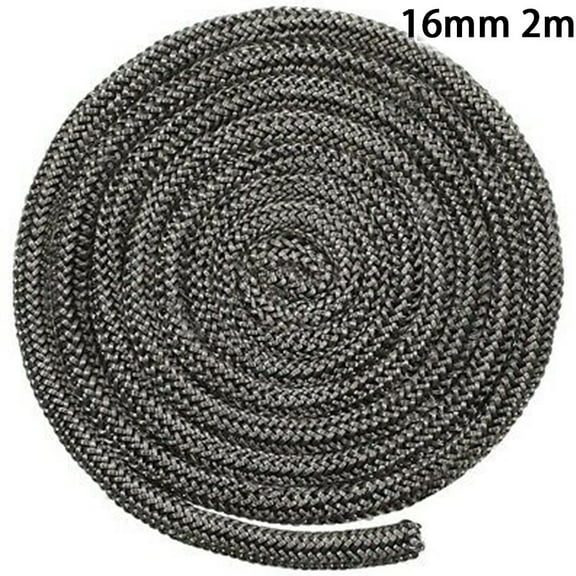 Black Stove/Fire Rope Wood Burning Stove 14/16mm 2m Length Log Burner Door Seal