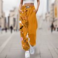 thumbnail image 1 of WILLBEST Pantalones Casuales para Mujer, Cómodos Pantalones Deportivos con Estampado de Halloween, Cintura Elástica Suave, para Uso Diario, Versátiles para Otoño E Invierno. Grande, 1 of 4