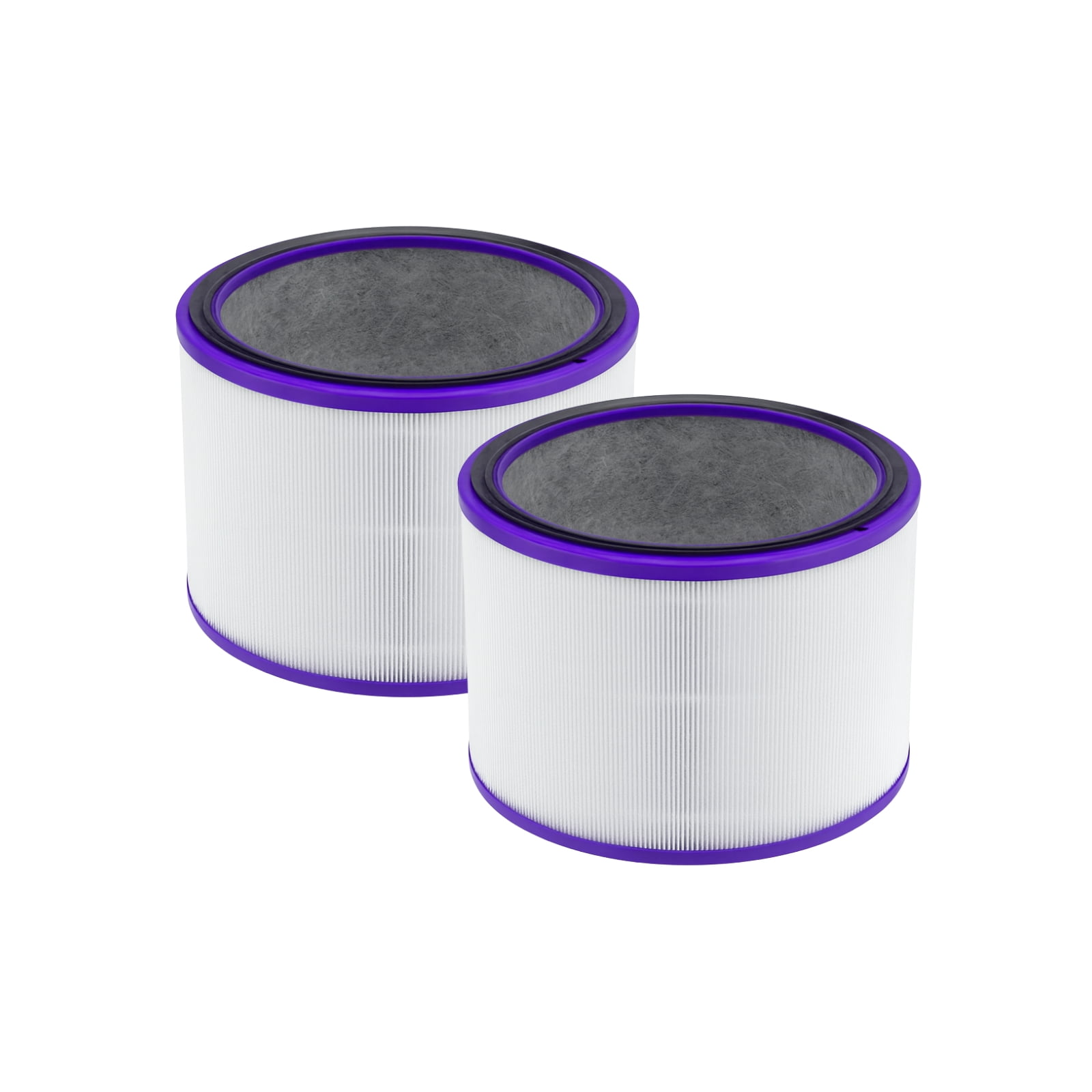 Nispira 2 in 1 HEPA Filter + Activated Carbon Filter Compatible with Dyson HP01, HP02, DP01 Pure Cool Link Desk & Pure Hot Air Purifiers. Compared to Evo Filter Part 968125-03. 2 Units