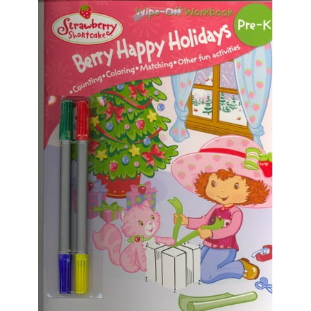 Berry Happy Holidays Wipe-Off Workbook (Strawberry Shortcake,