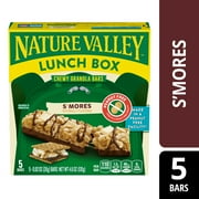 Nature Valley Peanut-Free Chewy Granola Bars, S'mores, 5 Bars, 4.6 oz