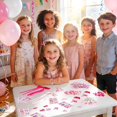 thumbnail image 5 of 122 Bow Party Favors Set Gift Pink Birthday Decorations Classroom School Reward For Coquette Friendship Bracelets Goodie Bag Stuffers, 5 of 6