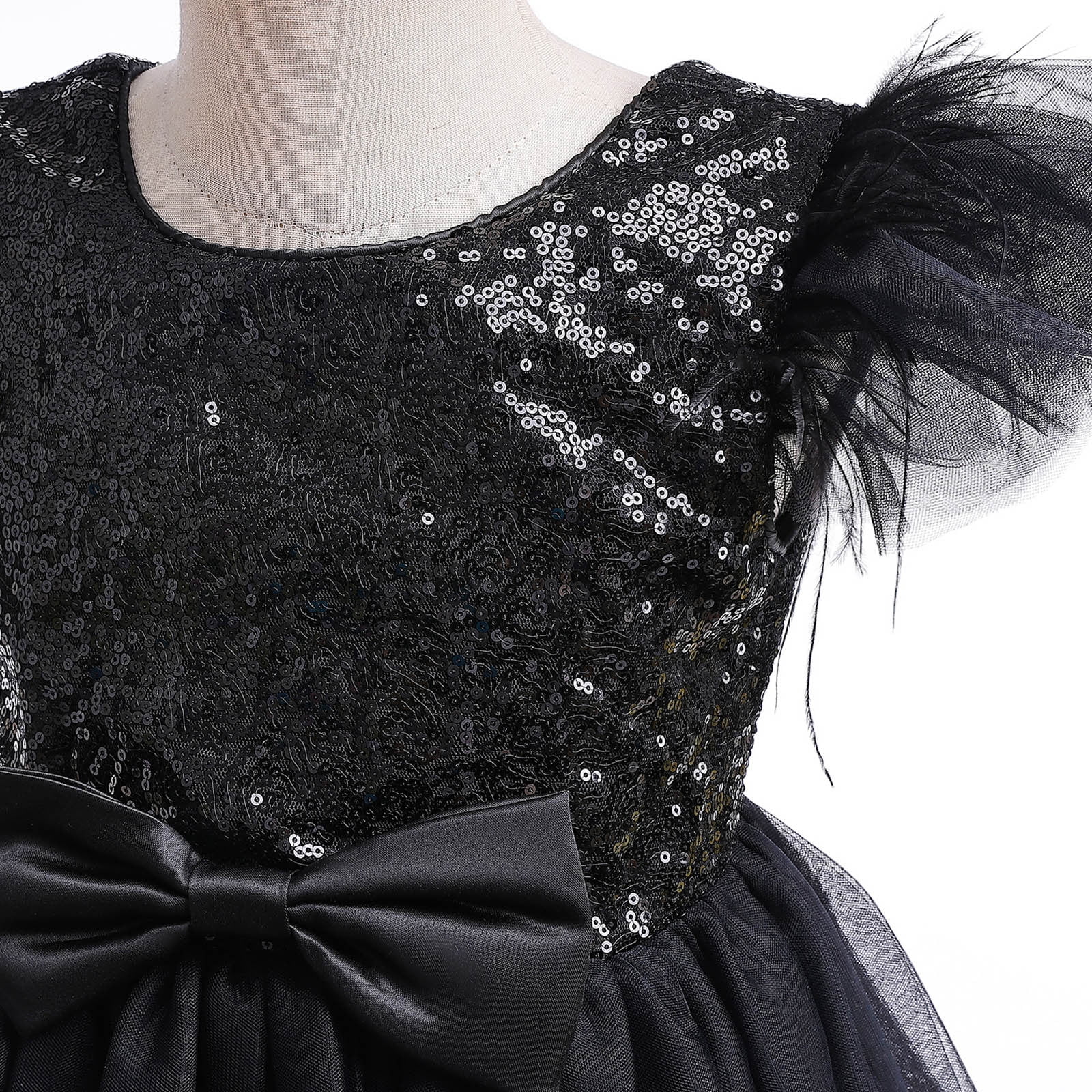 新品・タグ付き　Treat Girl's tulle frill jersey Odeerbi 3-12Y Toddler Girls Cute Tulle Dresses Net Yarn