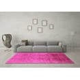 thumbnail image 3 of Ahgly Company Indoor Round Oriental Pink Industrial Area Rugs, 6' Round, 3 of 4