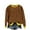 Coffee, variant on ManxiVoo Women's Color Block Casual Crewneck Long Sleeve Pullover Sweatshirt for Daily Wear L Size Black