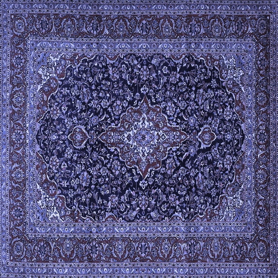 Ahgly Company Indoor Square Persian Blue Traditional Area Rugs, 3' Square