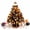 #D, variant on DIY Beaded Christmas Tree Kit, Handmade Mini Desk Xmas Bead Art,  Colorful beads and wire, 3D tabletop tree design, Warm Glow Display,  Relaxing Project, Holiday Gift