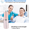 thumbnail image 5 of Cordless Water Flosser, Electric Portable Oral Irrigator with Water Reservoir, Rechargeable Teeth Cleaner for Gum Support Care at Home or Travel, 5 of 5
