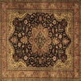 thumbnail image 1 of Ahgly Company Indoor Square Persian Brown Traditional Area Rugs, 8' Square, 1 of 4