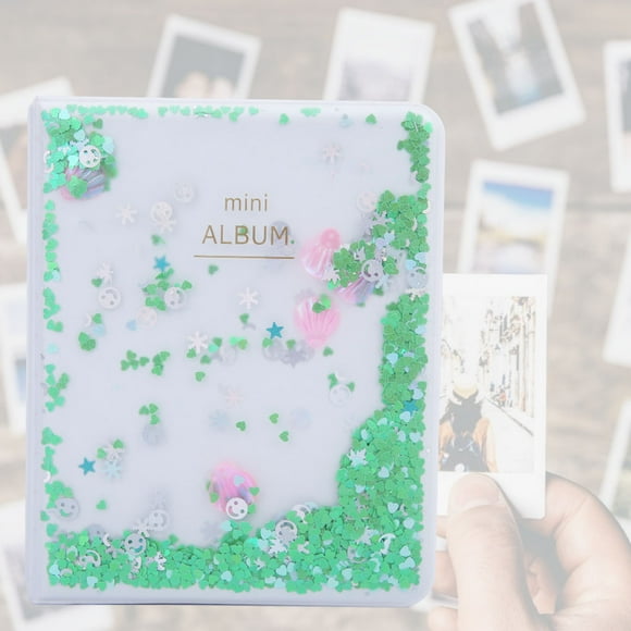 Álbum de fotos Bling Bling para Instax Mini Quicksand Beads 64 bolsillos