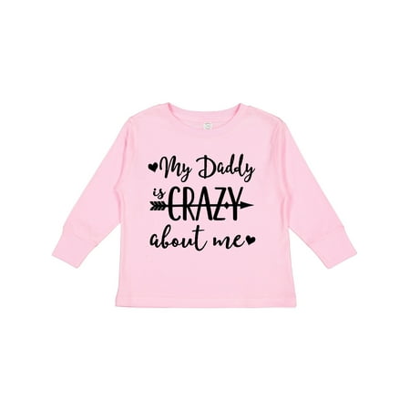 

Inktastic My Daddy is Crazy About Me Cute Tribal Arrow Gift Toddler Boy or Toddler Girl Long Sleeve T-Shirt