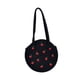 thumbnail image 3 of Bolso de hombro tejido a mano, bolso de mano con decoración hecha a mano, bolso grande de ratán para Negro, 3 of 9