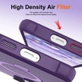 thumbnail image 6 of Dteck for Samsung Galaxy S26 Ultra Case, Compatible with MagSafe, Invisible Ring Stand, Shockproof Translucent Matte Back Protective Cover,Purple, 6 of 9