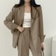 thumbnail image 1 of Pantalones casuales para mujer, traje de tela, pantalones casuales adelgazantes versátiles, pantalones de traje de viajero, pantalones de moda versátiles, 1 of 6