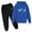 Blue, variant on Trapstar Kids Hoodies Sets Long Sleeve Graphic Sweatshirts for Boys Girls Loose Trapstar Street Pullover Sweatshirts+Sweatpants Kids Set of 2 Classic Sweatshirts Sets(Gray, 100)