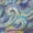 Ocean, variant on Addison Rugs Dream Shag Premium Machine Washable Transitional Mosaic Waves Purple Round Rug, 8' x 8'