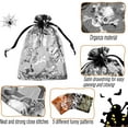 thumbnail image 3 of 50 Pcs Halloween Organza Treat Bags, 4x6inch Small Goodie Candy Bags Drawstring Mesh Gift Pouches Halloween Candy Gift Bag for Candies Trick or Treat, 3 of 7