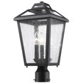 thumbnail image 1 of 3 Lumière Extérieure Post Mount Light 539PHMR-BK, 1 of 2