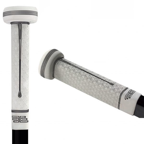 Buttendz Sentry Goalie Hockey Stick Grip White Grey by Buttendz