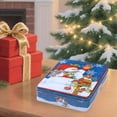 thumbnail image 7 of ACDANC 2026 New Christmas Cookie Tin Set of 4 - 6.8 Inch Vintage Metal Storage Boxes for Holiday Candy Exchange Parties & Teacher Gifts Cookie Tins, 7 of 7