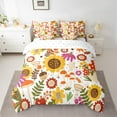 thumbnail image 2 of Castle Fairy Cartoon Mushroom 7pcs Bedding Comforter Set,Vintage Flower Queen Bedding Sets Super Cozy,Spring Garden Queen Sheet Sets,Breathable Botanical Home Decor, 2 of 8