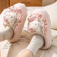thumbnail image 4 of Zapatilla de Hello Kitty para mujer y niña, zapatilla cálida de dibujos animados Sanrio Melody, zapatilla de Casa antideslizante con plataforma, zapatos Kuromi, regalo de invierno, 4 of 4
