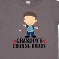 thumbnail image 4 of Inktastic Grandpa Fishing Buddy Fisherman Boys Toddler T-Shirt, 4 of 5