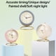 thumbnail image 5 of Metal Alarm Clock Decoration Ornaments Alarm Clock Living Room Bedroom Quartz Luminous Clock, Alarm Clock, Metal Frame, Elegant Design, Night Light, Timekeeping, Modern Style, Foldable,, 5 of 7