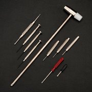 16-Piece Stainless Steel Watch Repair Tool Kit with Spring Bar Remover, Case Opener, Precision Holders, Non-Slip Handles for Home and Professional Use