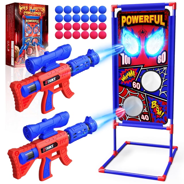Set de tiro de juguete Tiyvnsi con lanzadores dobles de bomba de aire