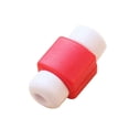 thumbnail image 1 of 4pcs Recharging Cable Protector Saver USB Cable Saver Protective USB Cable For iPhone5, 5s, 6, 6s (Red), 1 of 3
